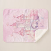ピンククラウド上の親切な宮殿 シェルパブランケット (正面(横))