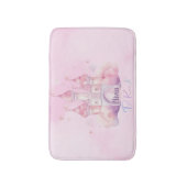 ピンククラウド上の親切な宮殿 バスマット (正面縦)