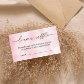 ピンククラウド9ベビーシャワーエンクロージャカード エンクロージャーカード