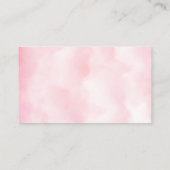 ピンククラウド9ベビーシャワーブックベビー エンクロージャーカード (裏面)