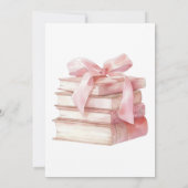 ピンククラウド&バルーン卒業パーティー招待状 招待状 (裏面)