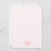 ピンククラウン招待状 招待状 (裏面)