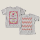 ピンククラウン誕生日招待状 | ザズレメイド魔法 (デザイン正面&裏面)