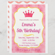 ピンククラウン誕生日招待状 | ザズレメイド魔法