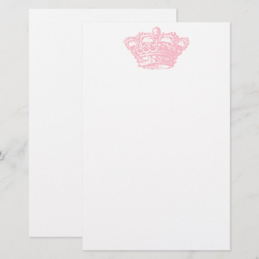ピンククラウン 便箋 (正面/裏面)