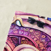 ピンククラケン触手タコ ビーチタオル (インサイチュ)