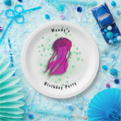 ピンククラゲパーティー ペーパープレート (パーティー)