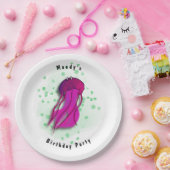 ピンククラゲパーティー ペーパープレート (パーティー)