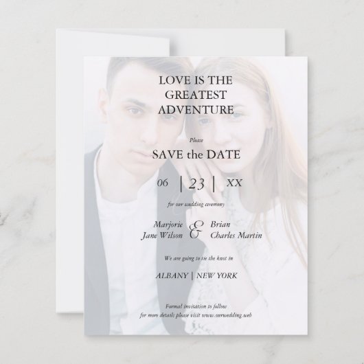 ピンククラシックハートロマンティック2結婚写真ズ (裏面)