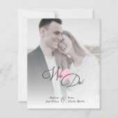 ピンククラシックハートロマンティック2結婚写真ズ (正面)