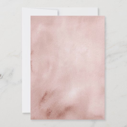 ピンククリスマスオハイオ何おもしろいフローラファースト誕生日 招待状 (裏面)