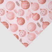 ピンククリスマスオーナメントパイン離れズクリスマス 薄葉紙 (詳細)