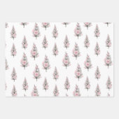 ピンククリスマスコレクション1 ラッピングペーパーシート (正面2)