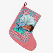 ピンククリスマスストッキングプレイドクリスマスストッキング ラージクリスマスストッキング (正面 (吊り時))