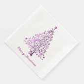 ピンククリスマスツリーディナーエレガントパーティー (コーナー)