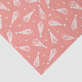 ピンククリスマスツリーパターンティッシュペーパー 薄葉紙 (詳細)