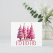 ピンククリスマスツリーHOHOHO シーズンカード (スタンド正面)