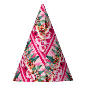 ピンククリスマスナツクラッカーバレリーナ子供の誕生日 パーティーハット (裏面)