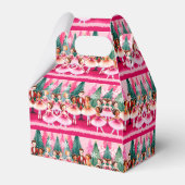 ピンククリスマスナツクラッカーバレリーナ子供の誕生日 フェイバーボックス (裏面サイド)