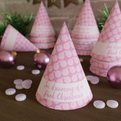 ピンククリスマスバウブルホリデーパーティーハット パーティーハット