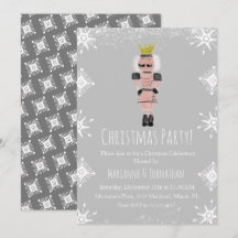 ピンククリスマスパーティーくるみ割り雪