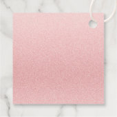 ピンククリスマスベビースリーピーベアーサンキュー フェイバータグ (裏面)