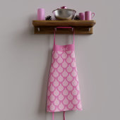 ピンククリスマスボールホリデーエプロン エプロン