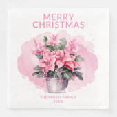 ピンククリスマスポインセティアスパーティー (正面)