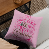 ピンククリスマスヴィンテージ素朴ファームハウススタイル クッション