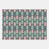 ピンククリスマス格言ズビレッジシティ ラッピングペーパーシート (正面2)