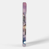 ピンククリスマス雪だるまタフ Case-Mate iPhoneケース (裏面 / 右)