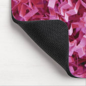 ピンククリンクルシュレッズリサイクルフィラースタッフィング紙 マウスパッド (コーナー)