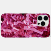 ピンククリンズシュレッダー紙写真 Case-Mate iPhoneケース (裏面 (横))
