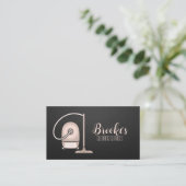 ピンククリーニング名刺 名刺 (スタンド正面)