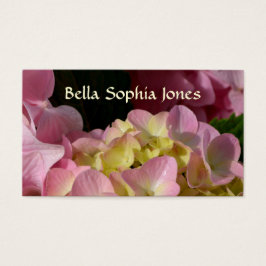 ピンククリームアジサイ黄色ピンクグリーンフローラ