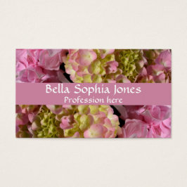 ピンククリームアジサイ黄色ピンクグリーンフローラ