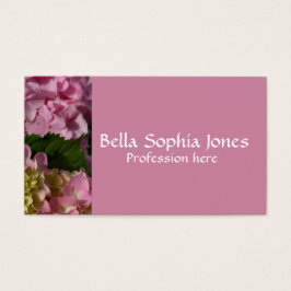 ピンククリームアジサイ黄色ピンクグリーンフローラ