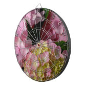 ピンククリームアジサイ黄色ピンクグリーンフローラ ダーツボード (正面右)