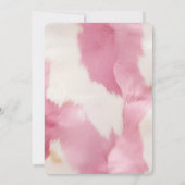 ピンククリームサウスウエスト女性のカーボーイコウィド16誕生日 招待状 (裏面)