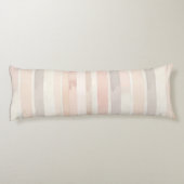 ピンククリームゼブラアニマルプリント ボディピロー (裏面)