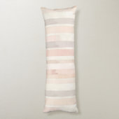 ピンククリームゼブラアニマルプリント ボディピロー (裏面 (縦))