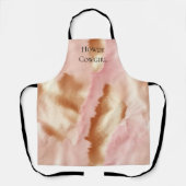 ピンククリームタンサウスウェスト女性のカーボーイコウィド エプロン (正面)