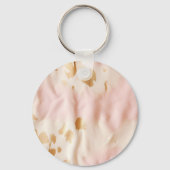 ピンククリームタンサウスウェスト女性のカーボーイコウィド キーホルダー (裏面)