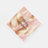 ピンククリームタンサウスウェスト女性のカーボーイコウィド スタンダードランチョンナプキン (角)