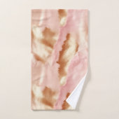 ピンククリームタンサウスウェスト女性のカーボーイコウィド バスタオルセット (ハンドタオル)