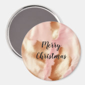 ピンククリームタンサウスウェスト女性のカーボーイコウィド マグネット (正面/裏面)