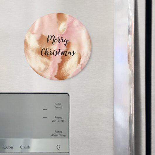 ピンククリームタンサウスウェスト女性のカーボーイコウィド マグネット (インサイチュ (冷蔵庫))