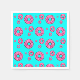 ピンククリームドーナツ スタンダードカクテルナプキン