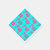 ピンククリームドーナツ スタンダードカクテルナプキン (角)