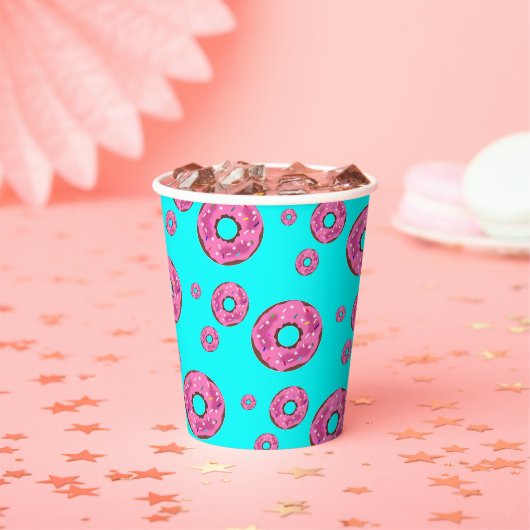 ピンククリームドーナツ 紙コップ (インサイチュ)